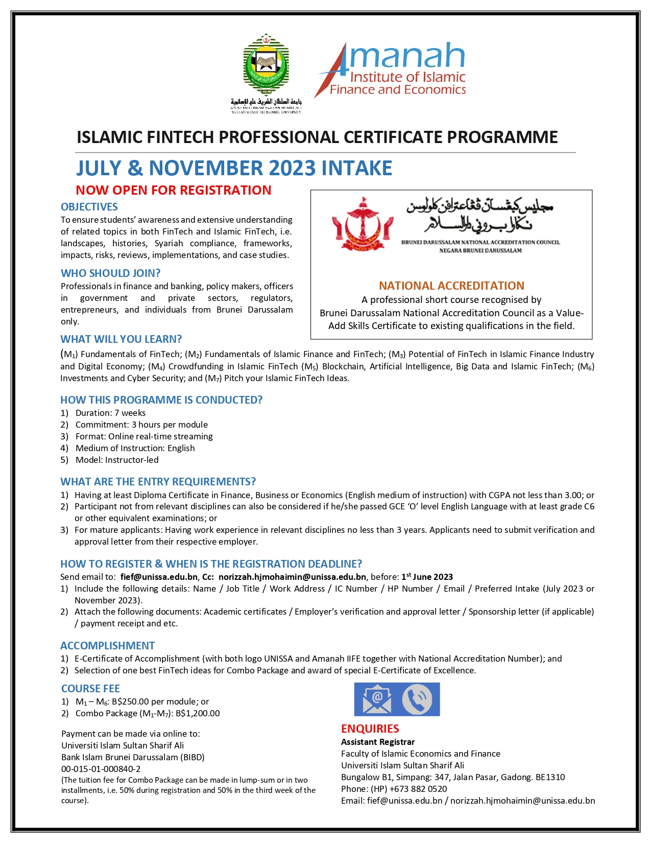 Islamic FinTech 2023 Brochure