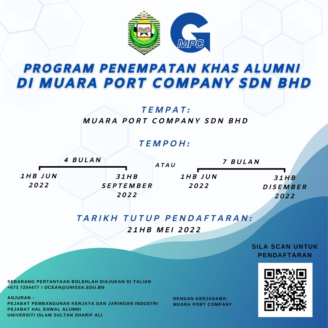 Program Penempatan Khas Alumni UNISSA Di Muara Port Company Sdn Bhd
